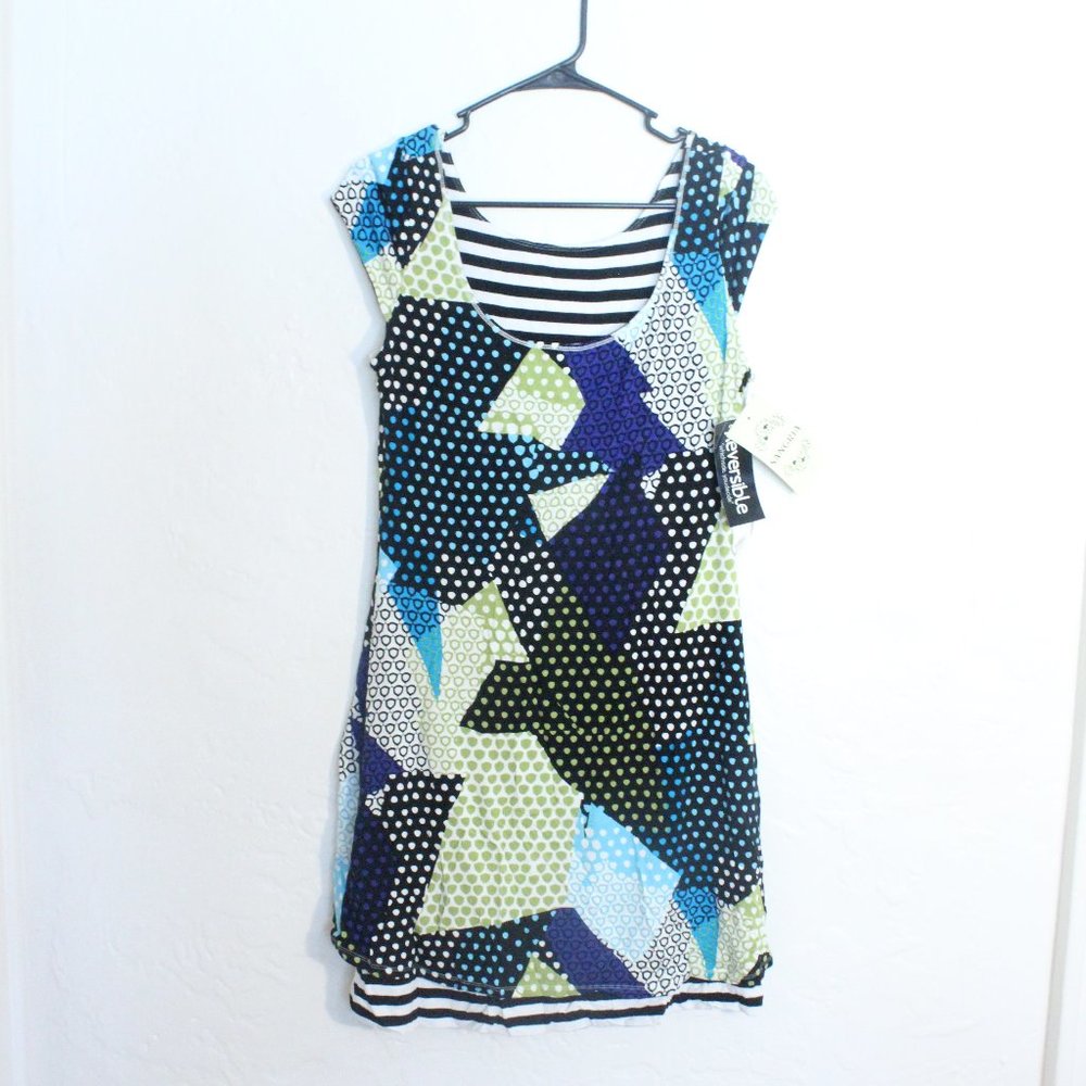 NWT Sangria reversible 2 in 1 dress